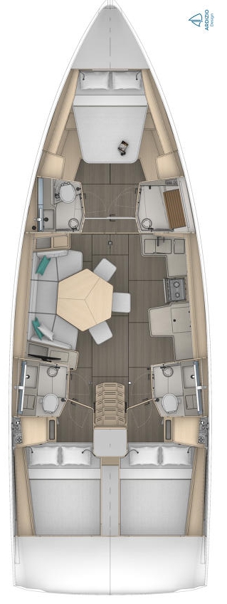 Dufour 44 - 3 cab. — photo 2
