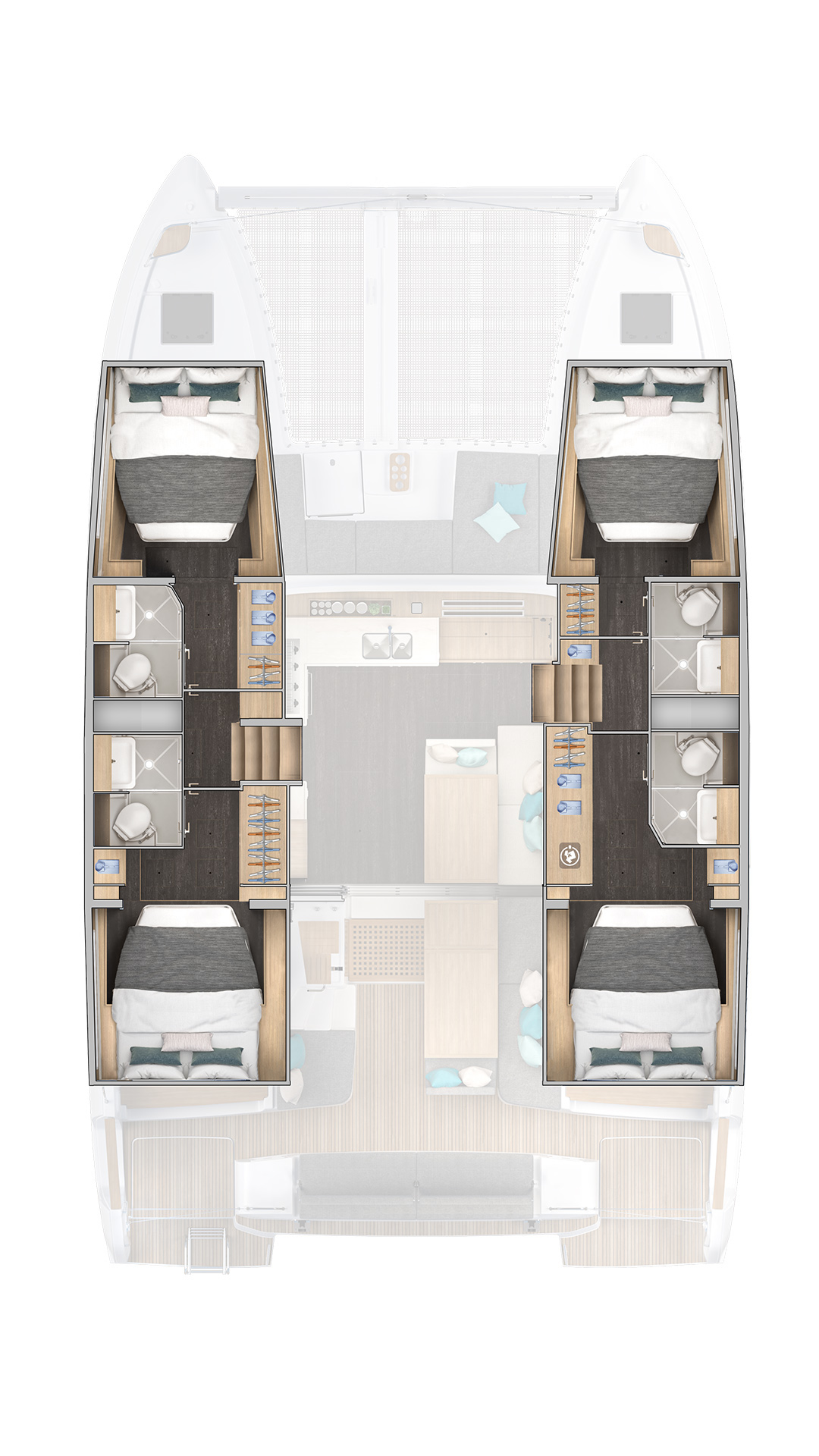 Lagoon 43 - 4 + 2 cab. — photo 2
