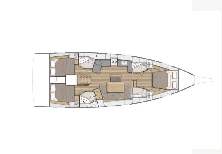 Oceanis 46.1 - 3 cab. — photo 2