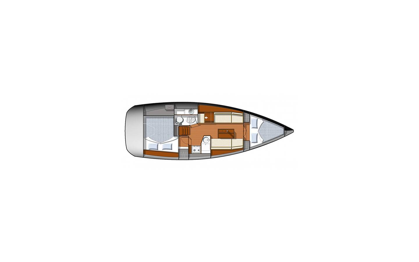 Sun Odyssey 33i - 2 cab. — photo 2