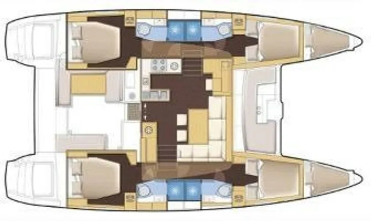 Lagoon 450 F - 4 + 2 cab. — photo 2
