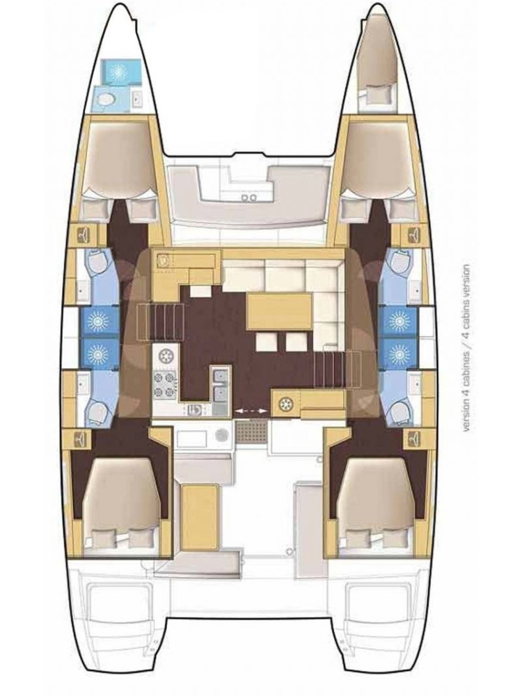 Lagoon 46 - 4 + 1 cab. — photo 2