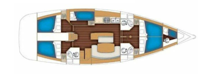 Cyclades 50.5 - 5 + 1 cab. — photo 3