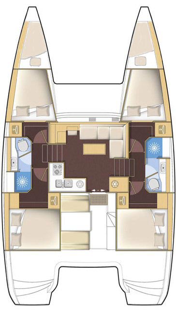Lagoon 39 - 4 + 2 cab. — photo 2