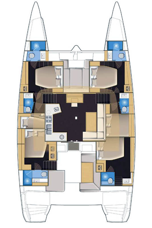 Lagoon 52 F - 6 + 2 cab. — photo 2