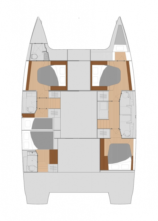 Fountaine Pajot Saona 47 Quintet - 5 + 1 cab. — photo 2