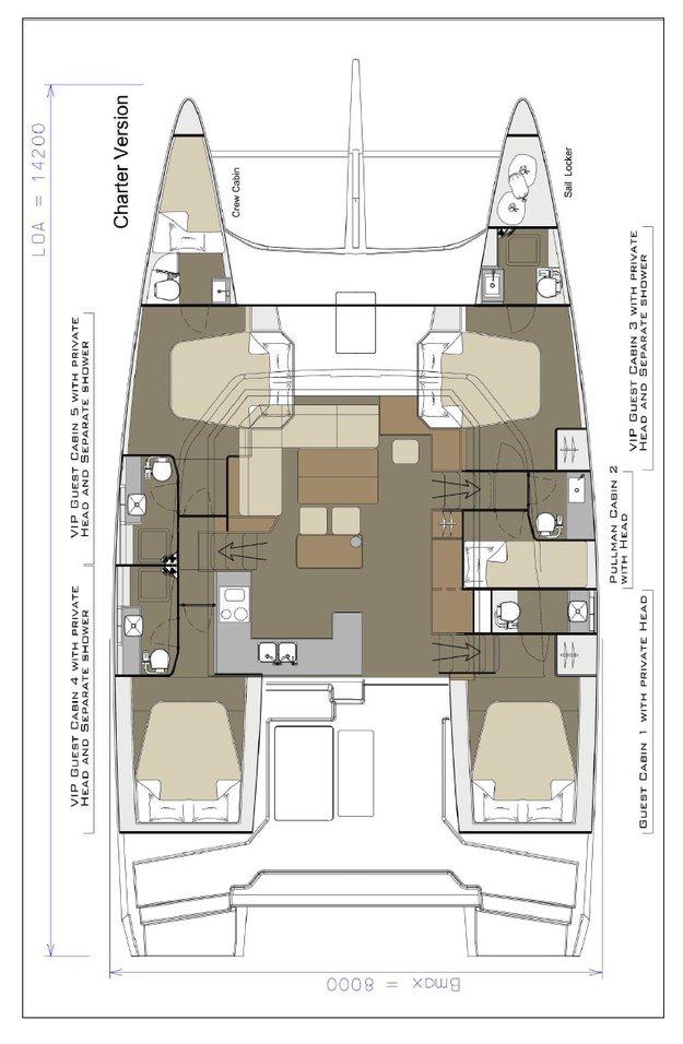 Dufour 48 Catamaran - 5 + 1 cab. — photo 2