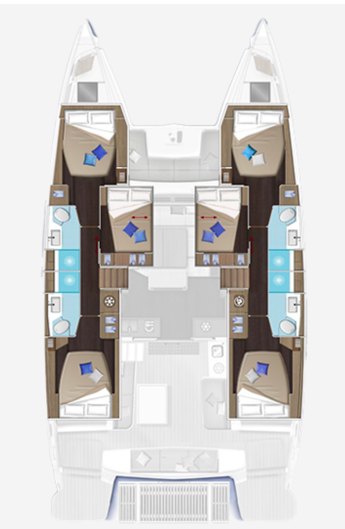 Lagoon 51 - 6 cab. — photo 2