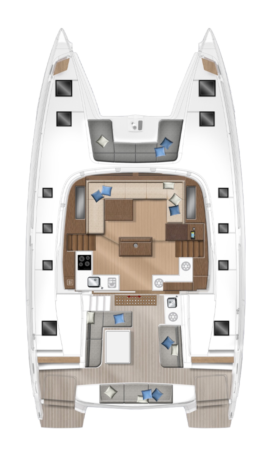 Lagoon 50 - 5 + 2 cab. — photo 2