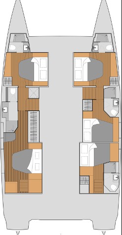 Fountaine Pajot Aura 51 - 5 + 1 cab. — photo 2
