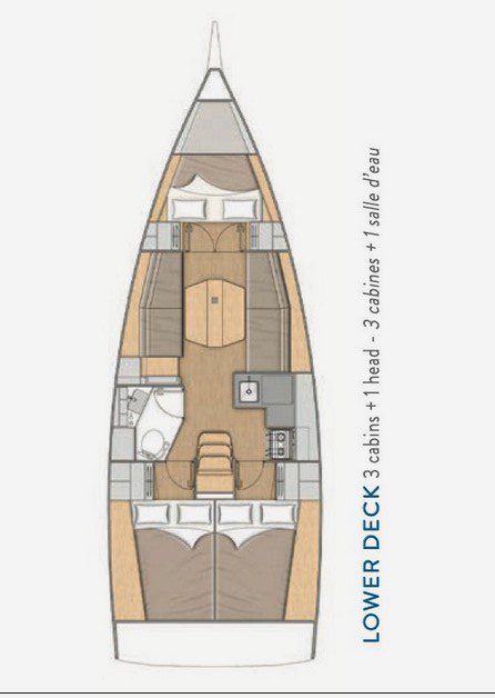 Oceanis 34.1 - 3 cab. — photo 2