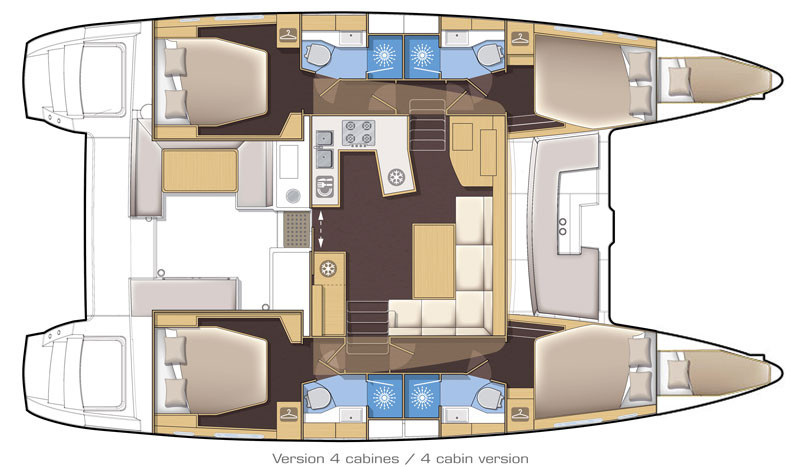 Lagoon 450 - 4 + 2 cab. — photo 2