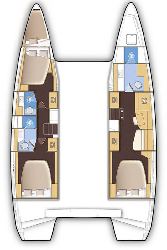 Lagoon 42 - 3 + 1 cab. — photo 2
