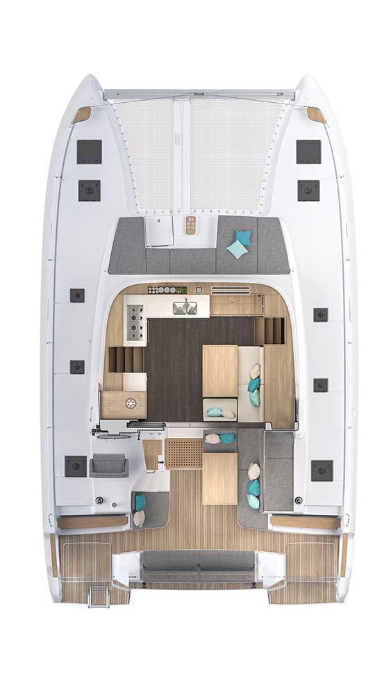 Lagoon 43 - 4 + 2 cab. — photo 14