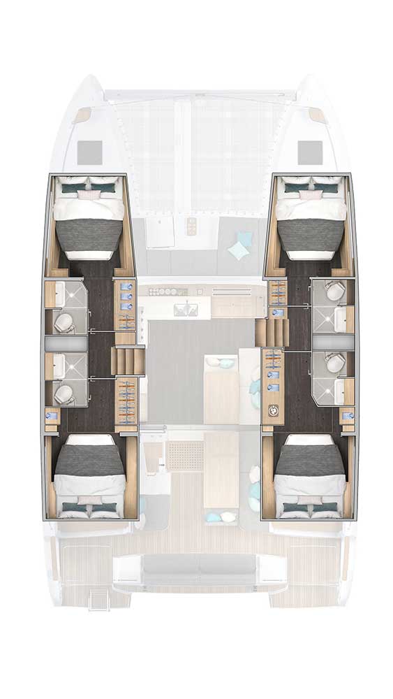 Lagoon 43 - 4 + 2 cab. — photo 15