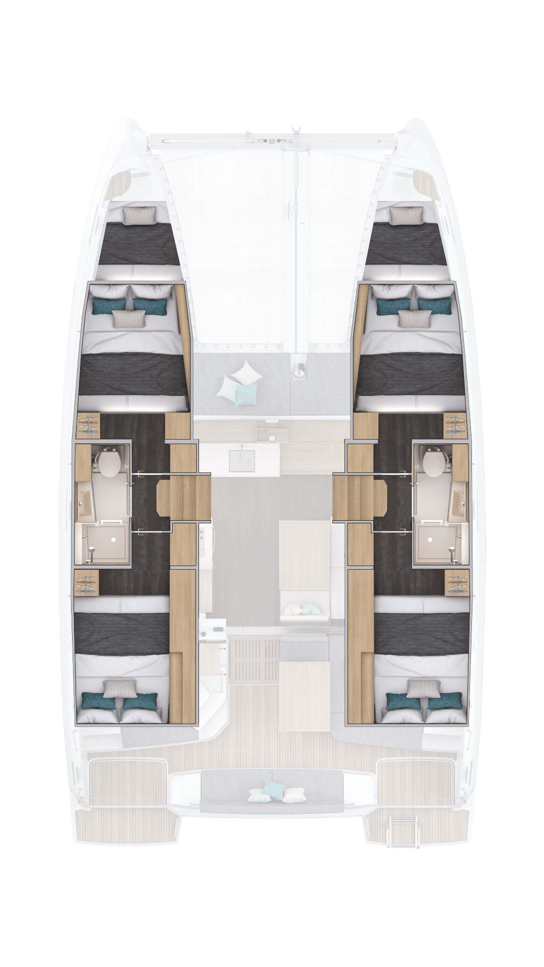 Lagoon 38 - 4 + 2 cab. — photo 4