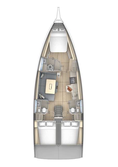 Dufour 41 - 3 cab. — photo 2