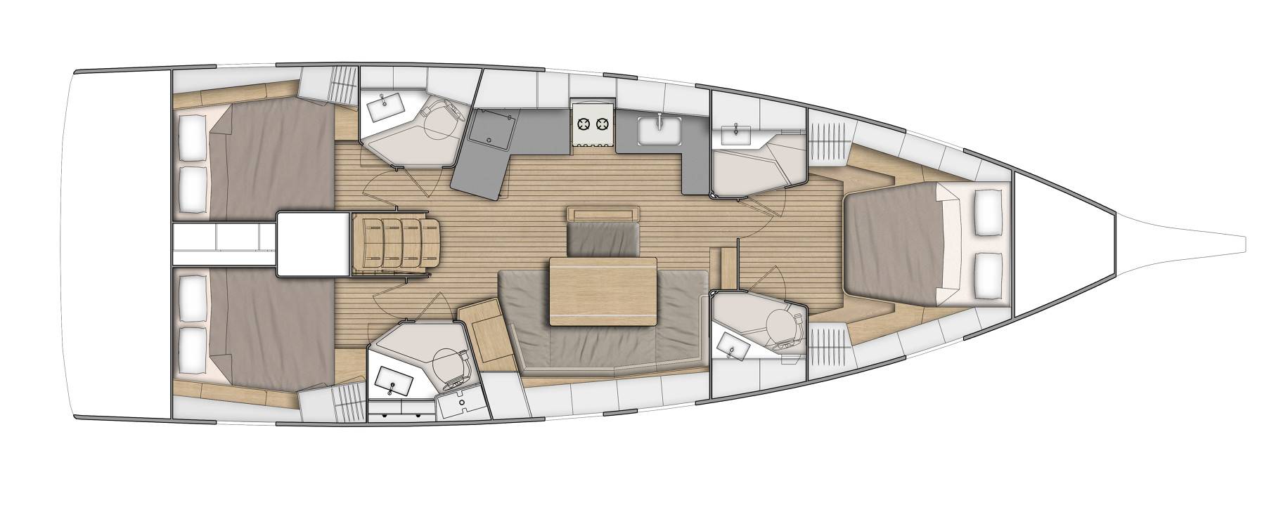 Oceanis 46.1 - 3 cab. — photo 11