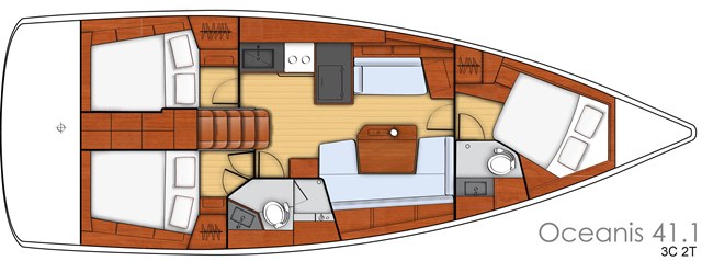 Oceanis 41.1 — photo 9