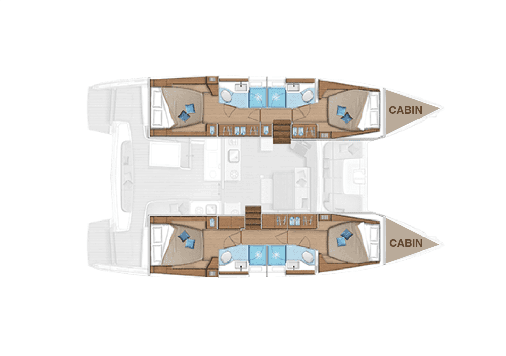 Lagoon 46 - 4 cab. — photo 2