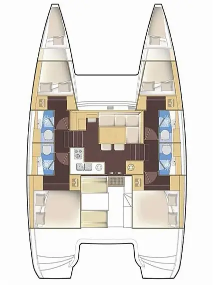 Lagoon 40 - 4 + 2 cab — photo 2