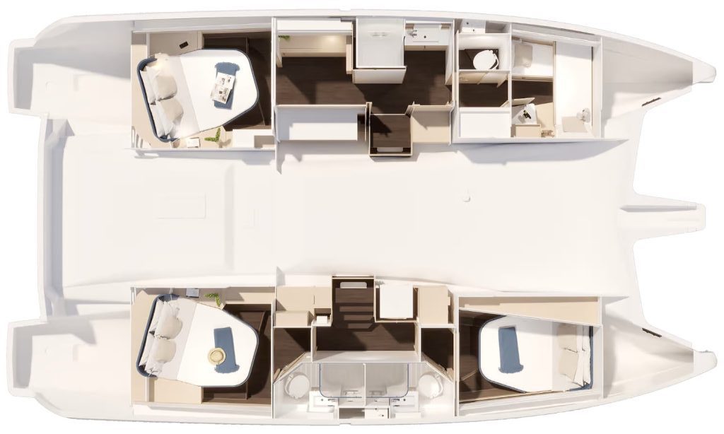 Fountaine Pajot FP 44 Maestro - 3 cab. — photo 2
