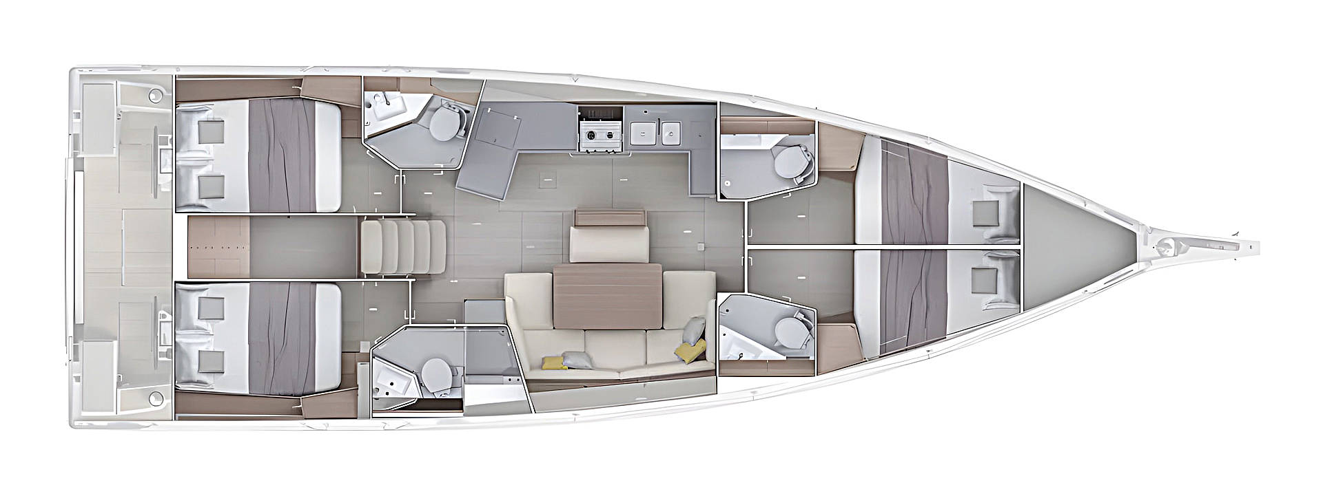 Oceanis 47 - 4 cab. — photo 2
