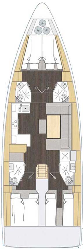 Bavaria C46 - 4 cab. — photo 2