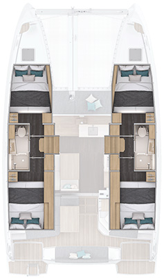 Lagoon 38 - 4 + 2 cab. — photo 2