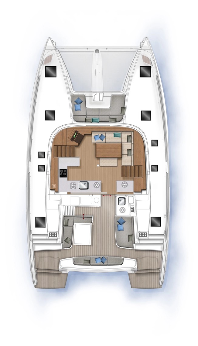 Lagoon 46 - 4 + 1 cab. — photo 3