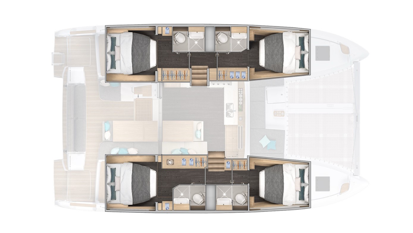 Lagoon 43 - 4 + 2 cab. — photo 2