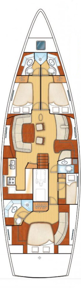 Beneteau 57 - 3 + 1 cab. — photo 2