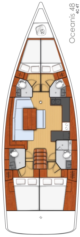 Oceanis 48 - 4 cab. — photo 2