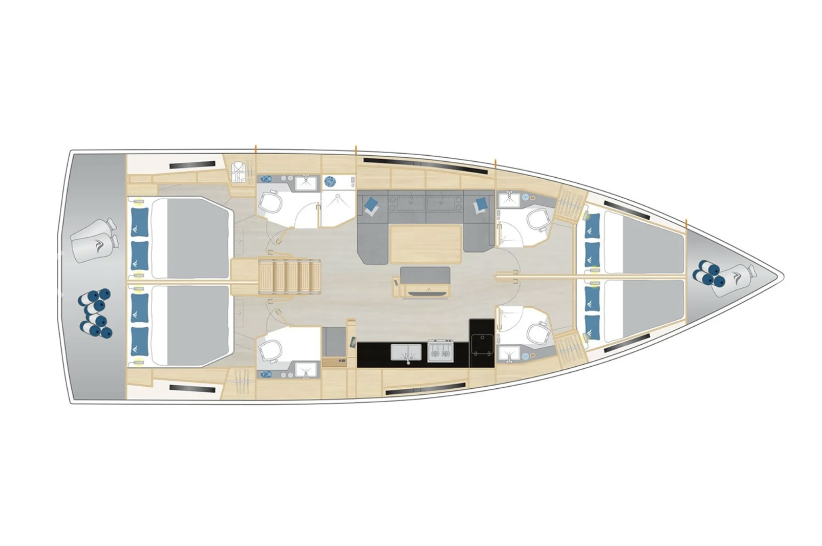 Hanse 460 - 4 cab. — photo 2