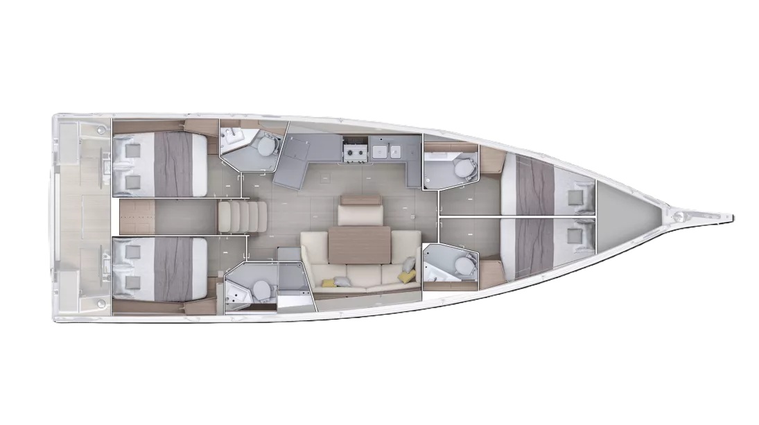 Oceanis 47 - 4 cab. — photo 4