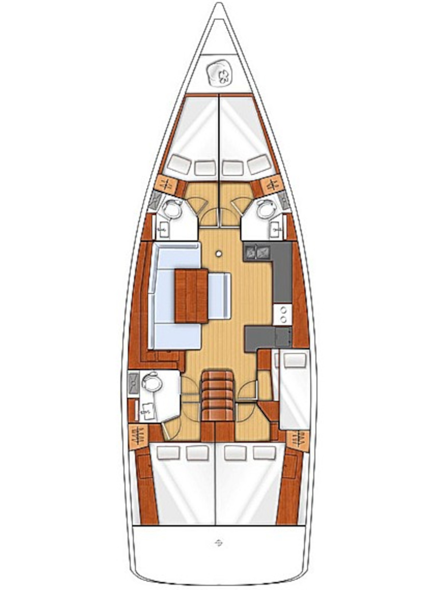 Oceanis 48 - 5 cab. — photo 2