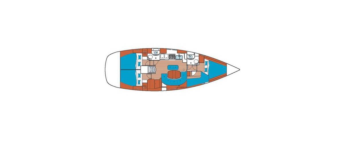 Oceanis Clipper 411 - 4 cab. — photo 2