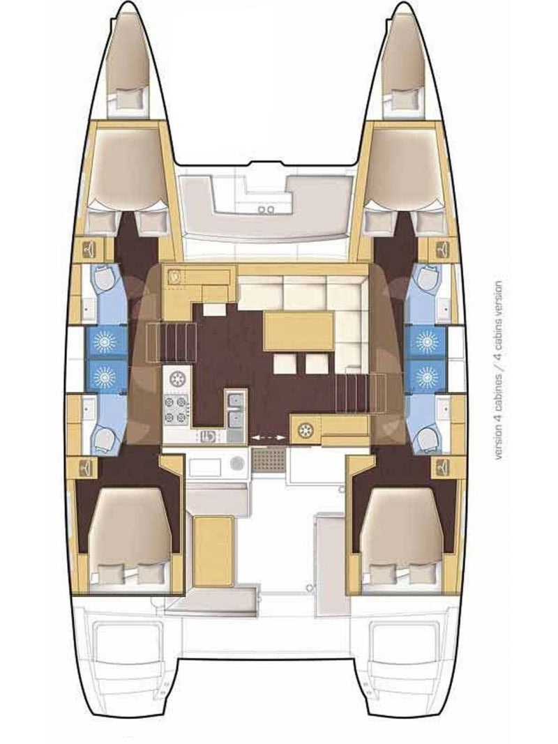 Lagoon 46 - 4 + 2 cab. — photo 2