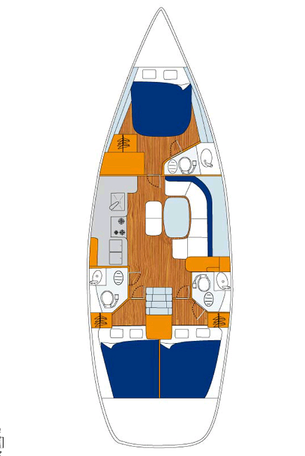 Oceanis 423 - 3 cab. — photo 2