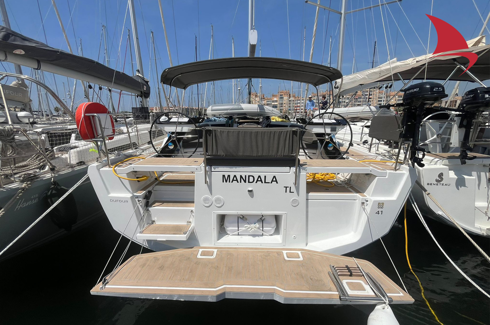 Dufour 41 - 3 cab. — photo 1