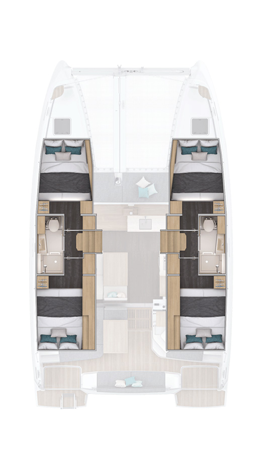 Lagoon 38 - 4 cab. — photo 4