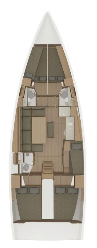 Dufour 460 GL - 5 cab. — photo 2