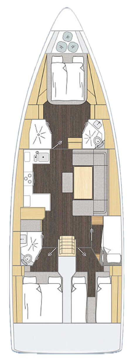Bavaria C46 - 4 cab. — photo 2