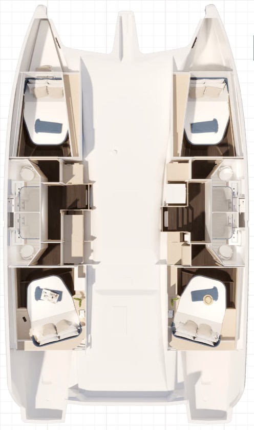 Fountaine Pajot FP 44 Maestro - 3 + 2 cab. — photo 2