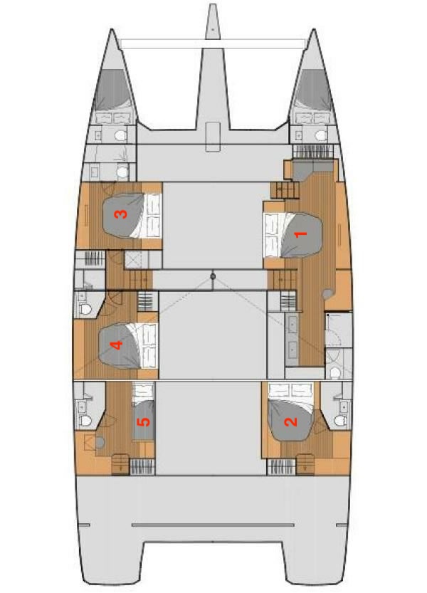 Fountaine Pajot Alegria 67 - 5 + 2 cab. — photo 2
