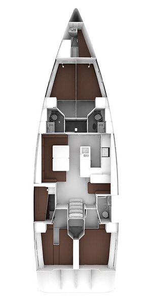 Bavaria Cruiser 56 - 5 + 1 cab. — photo 2
