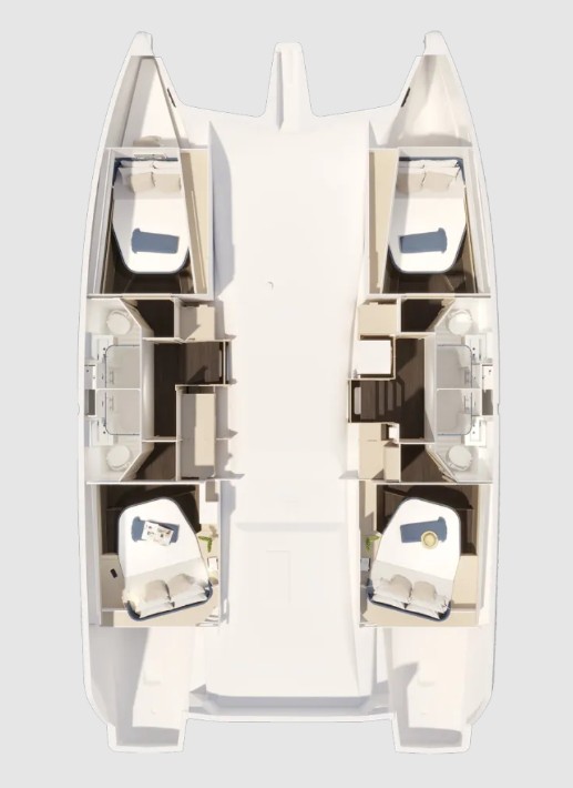 Fountaine Pajot FP 44 Quatuor - 4 cab. — photo 2