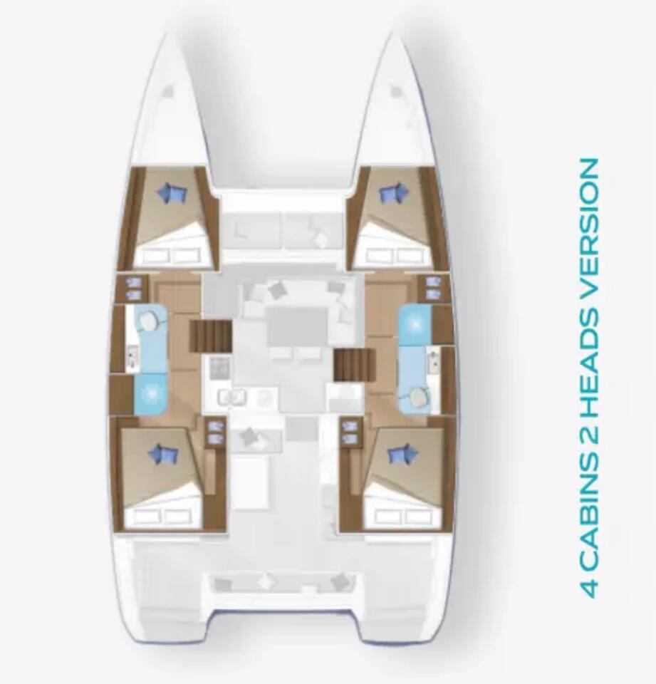 Lagoon 40 - 4 + 1 cab. — photo 2