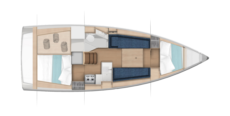 Sun Odyssey 350 - 2 cab. — photo 17