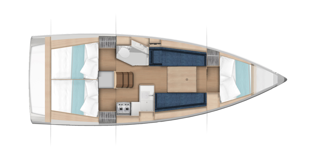 Sun Odyssey 350 - 3 cab. — photo 2